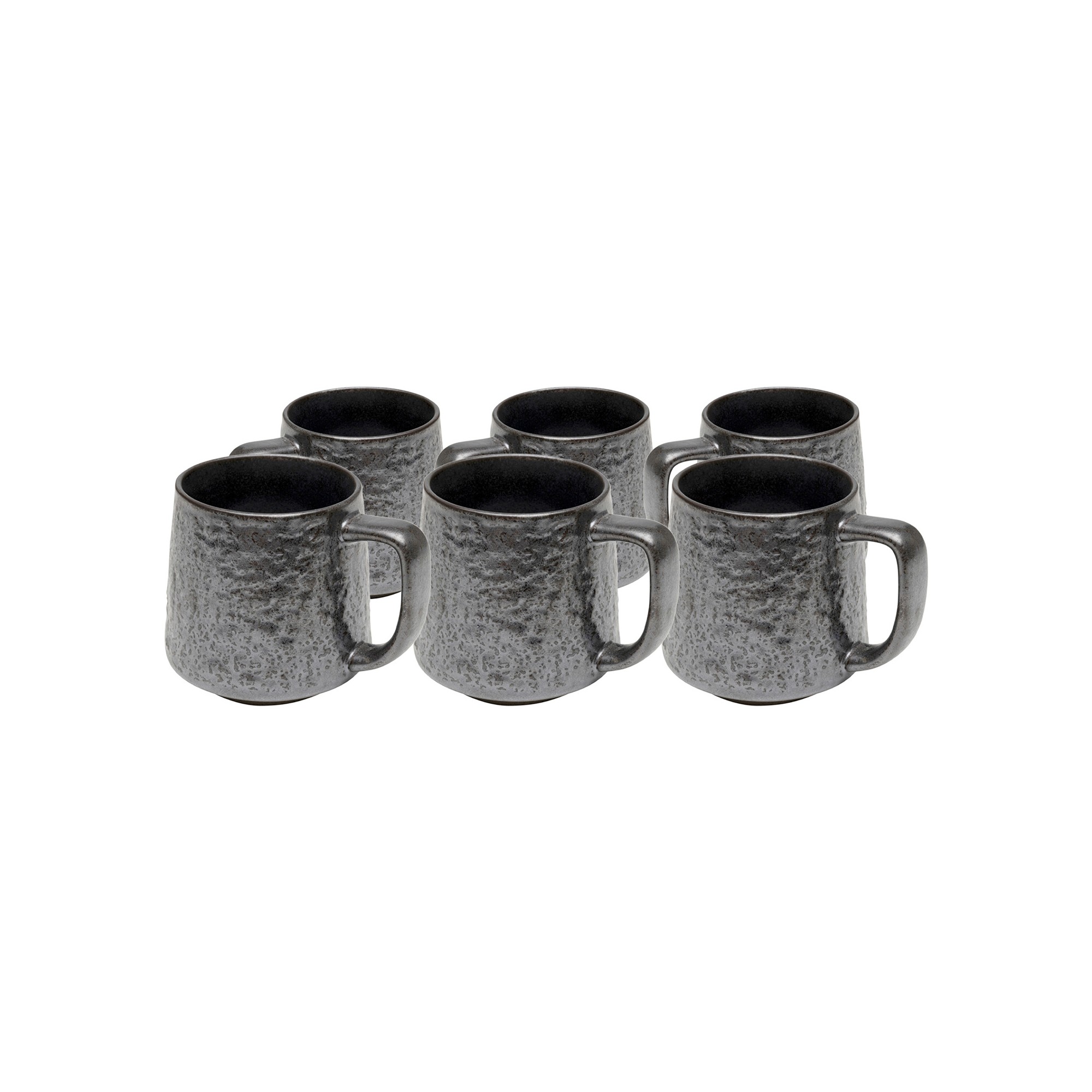 Mug Cosmos black (6/set) Kare Design