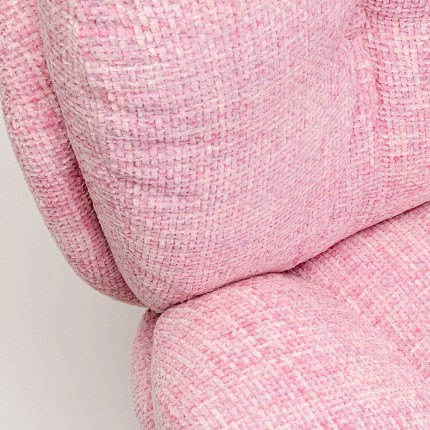 Fauteuil pivotant Cosy rose Kare Design