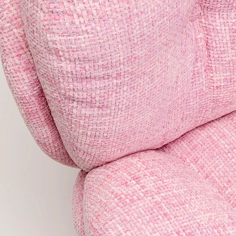 Fauteuil pivotant rose - Cosy - Kare Design