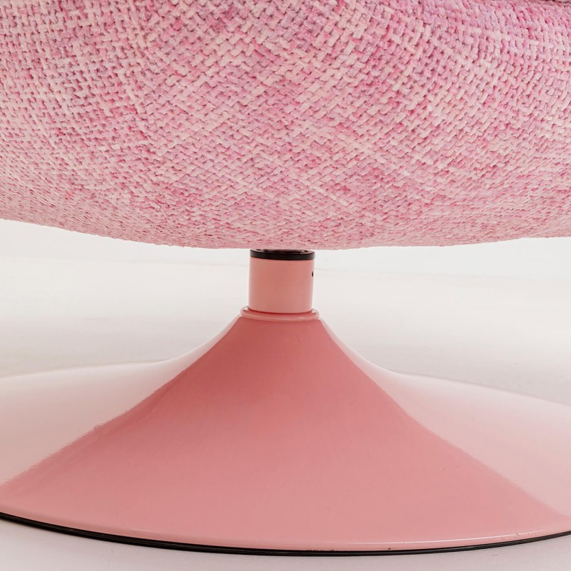 Pink Swivel Chair - Cosy - Kare Design