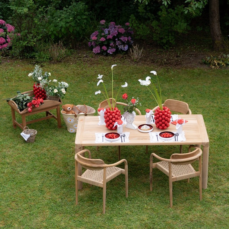 Assiettes creuses en porcelaine rouge et blanche - Colorino - Kare Design