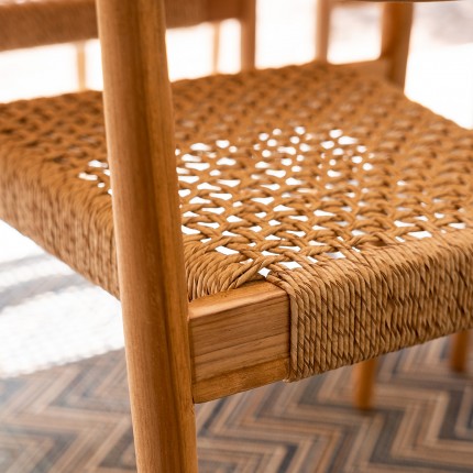 Chaise de jardin avec accoudoirs Sole Mio Kare Design