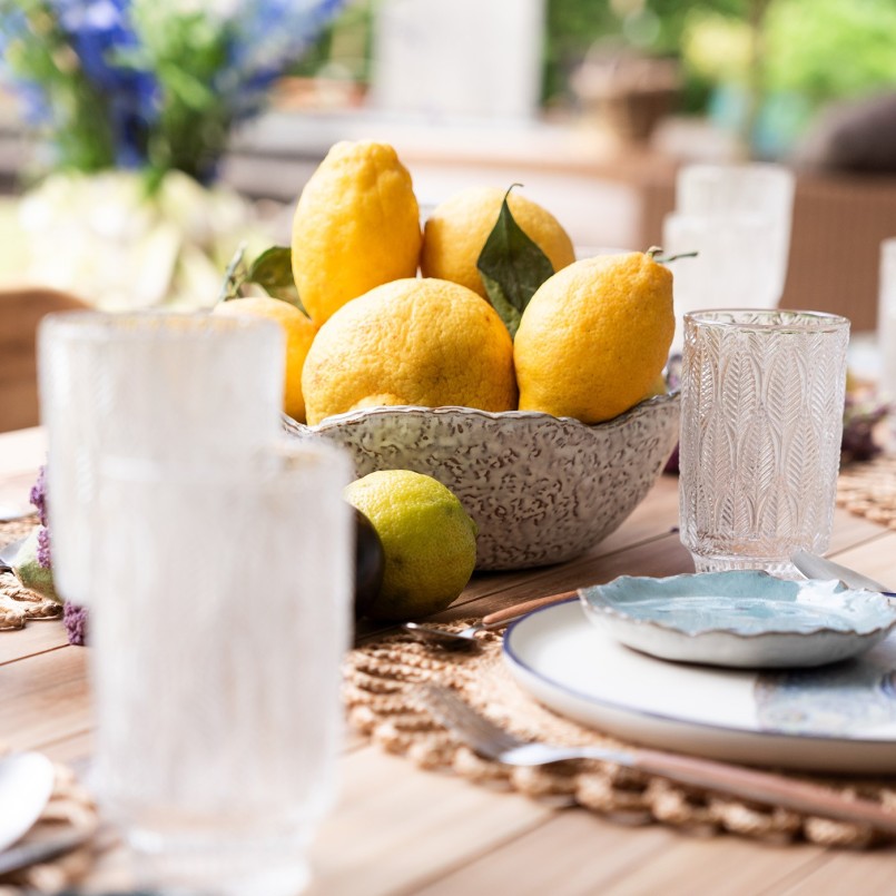 Clear glass water glasses - Fogli -Kare Design