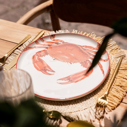Assiettes crustacés 27cm set de 8 Kare Design