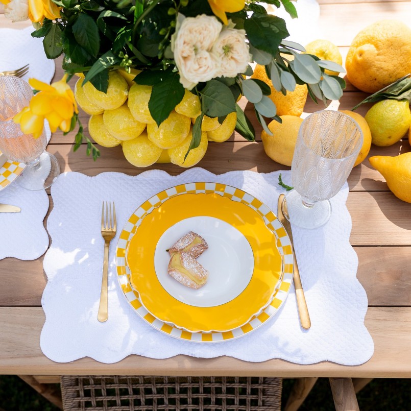 Lemon vase 19cm in porcelain - Lemon Juice - Kare Design