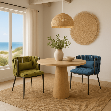 Chair with armrests Saluti blue Kare Design