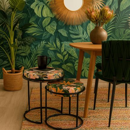 Tables d'appoint Jungle set de 2 Kare Design