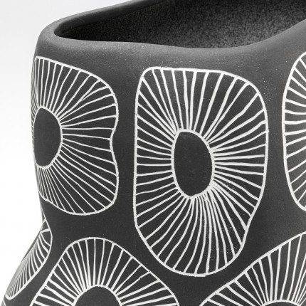 Vase anémone 33cm gris Kare Design