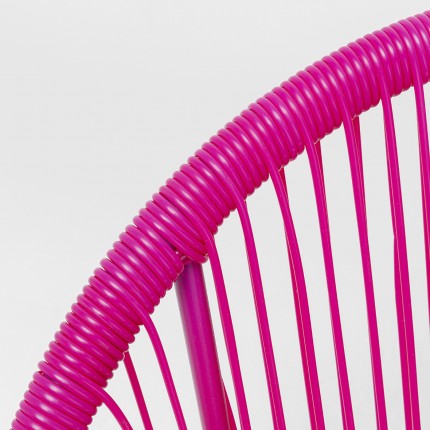 Outdoor Bench Acapulco Mono pink Kare Design