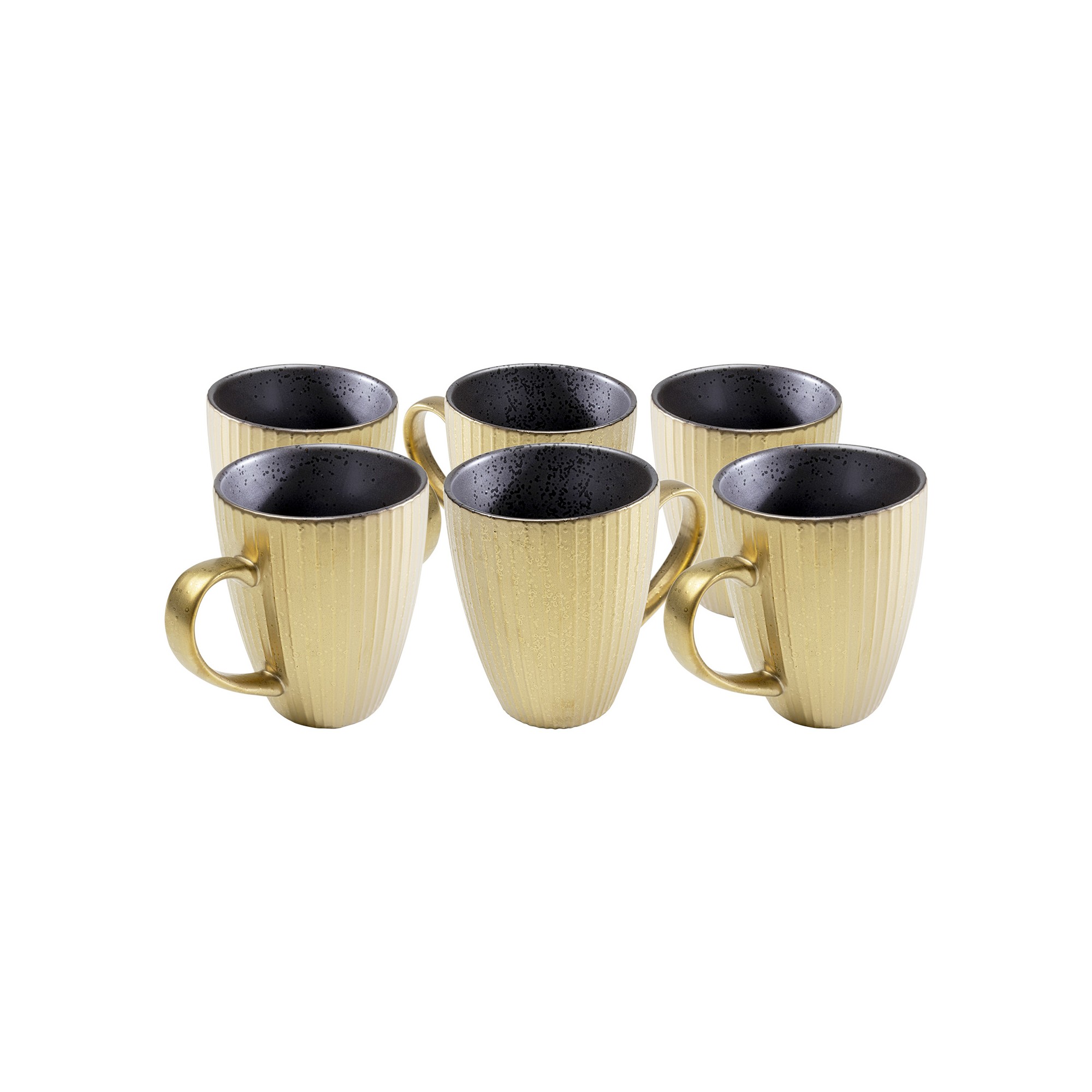 Mugs Diva gold (6/set) Kare Design