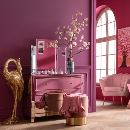 Commode Luxury champagne 3 tiroirs Kare Design Commode Luxury champagne 3 tiroirs Kare Design