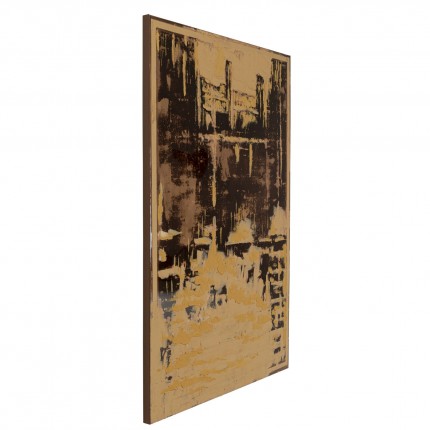 Tableau Artistas doré 120x180cm Kare Design