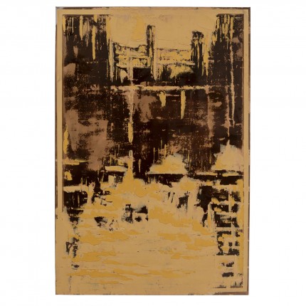 Tableau Artistas doré 120x180cm Kare Design