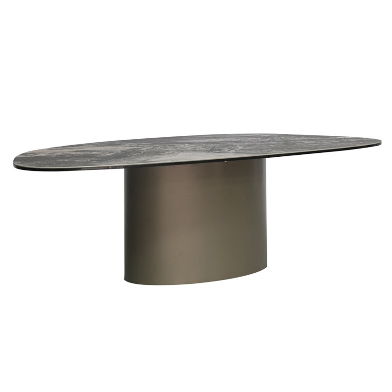 Table basse en grès et acier - Paso - Kare Design