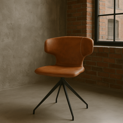 Chaise Rusty marron Kare Design
