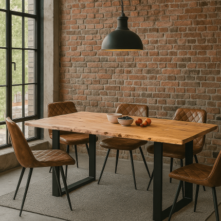 Table Harmony 180x90cm acacia black Kare Design