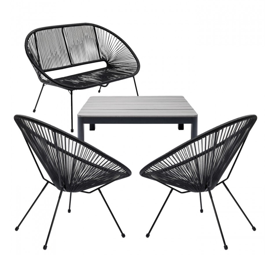 Outdoor Set Acapulco Happy Day grey Kare Design Outdoor Set Acapulco Happy Day grey Kare Design