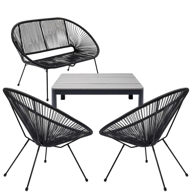 Outdoor Set Acapulco Happy Day grey Kare Design