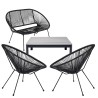 Outdoor Set Acapulco Happy Day grey Kare Design