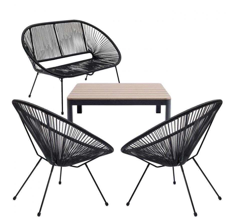 Ensemble de jardin Acapulco Happy Day set de 4 Kare Design Ensemble de jardin Acapulco Happy Day set de 4 Kare Design