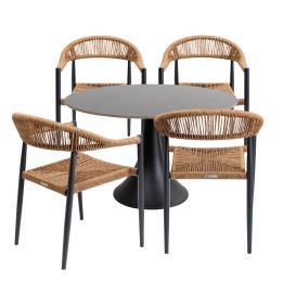 Ensemble de jardin table et chaises - Grande Possibilita - Kare Design