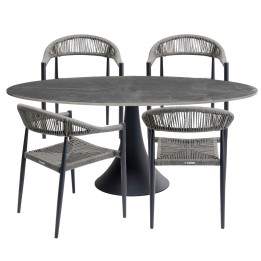 Ensemble de jardin table et chaises - Grande Possibilita - Kare Design