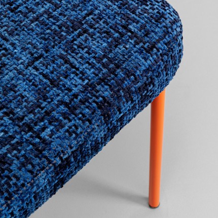 Chaise Ally bleue et orange Kare Design