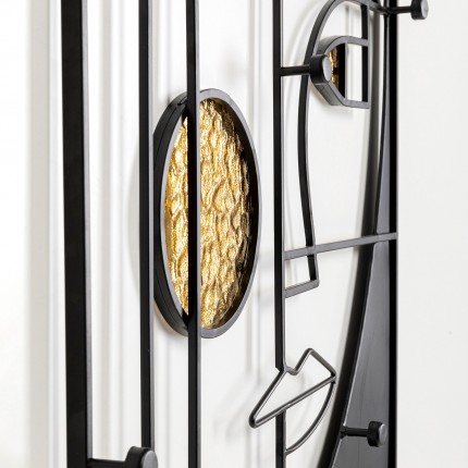Wall Coat Rack Art Face woman 90x60cm Kare Design