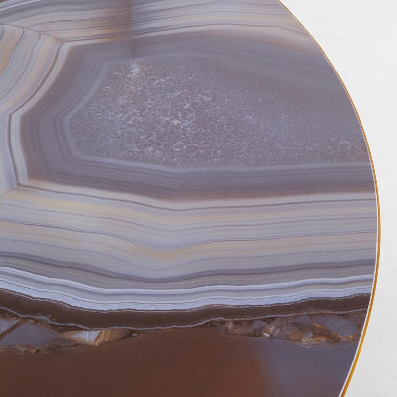 Table à manger ronde effet agate - Grande Possibilita - Kare Design