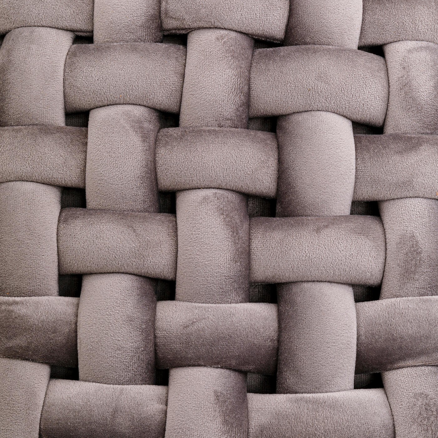 Banc Weave velours gris Kare Design