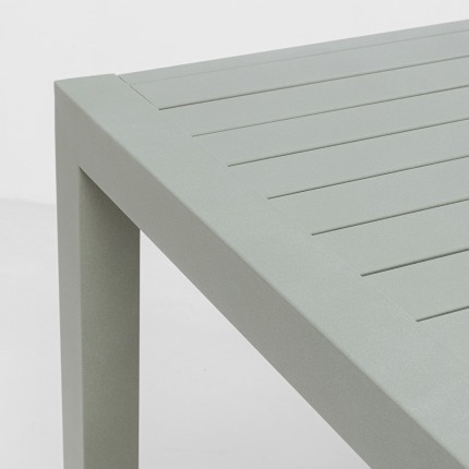 Ensemble de jardin Madagascar table et 4 chaises vertes Kare Design
