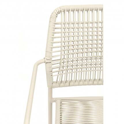 Outdoor set Madagascar table and 4 chairs grey Kare Design