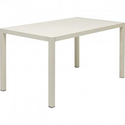 Outdoor set Madagascar table and 4 chairs grey Kare Design
