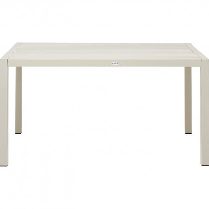 Outdoor set Madagascar table and 4 chairs grey Kare Design