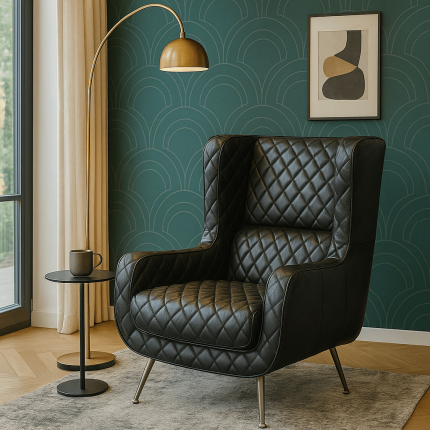 Fauteuil Nona noir Kare Design