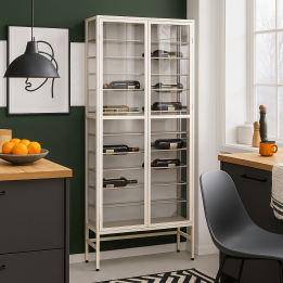 Bottle Rack Porto 180x75cm beige Kare Design