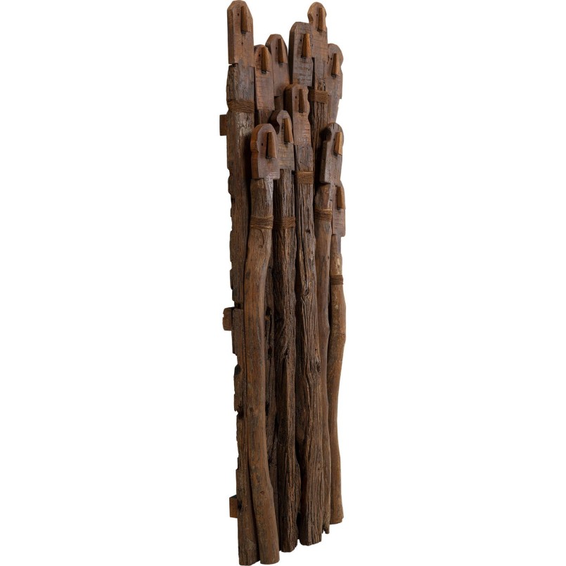 Décoration mural visages en bois - Be Mind - Kare Design