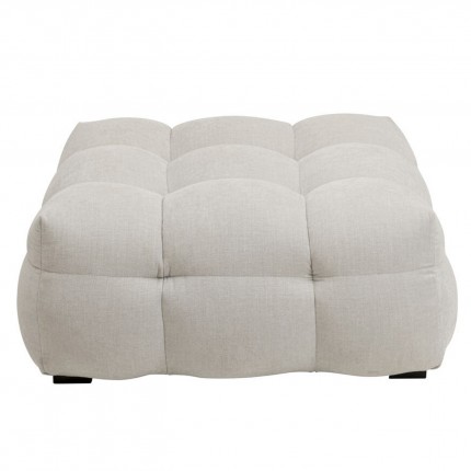 Repose-pieds Salamanca 95x95cm crème Kare Design