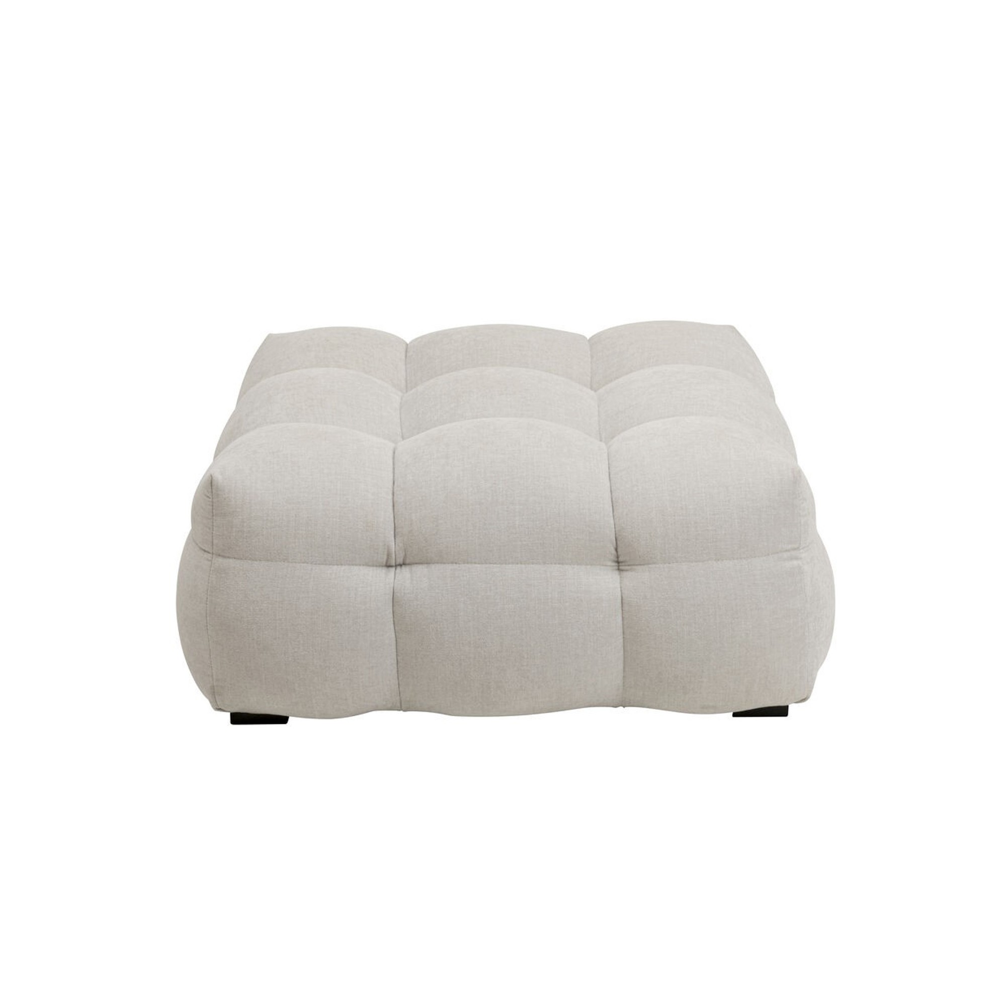 Repose-pieds Salamanca 95x95cm crème Kare Design