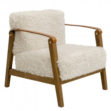 Armchair Simon cream Kare Design