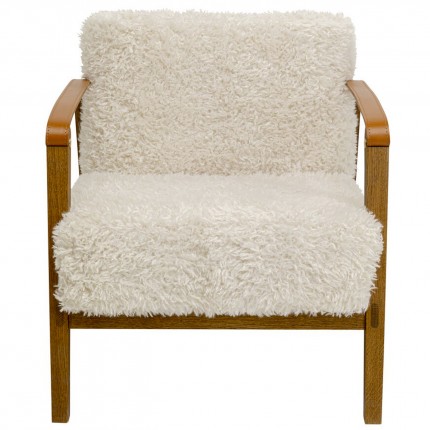 Armchair Simon cream Kare Design