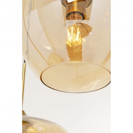 Suspension Sphere 45cm ambrée Kare Design