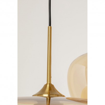 Suspension Sphere 45cm ambrée Kare Design