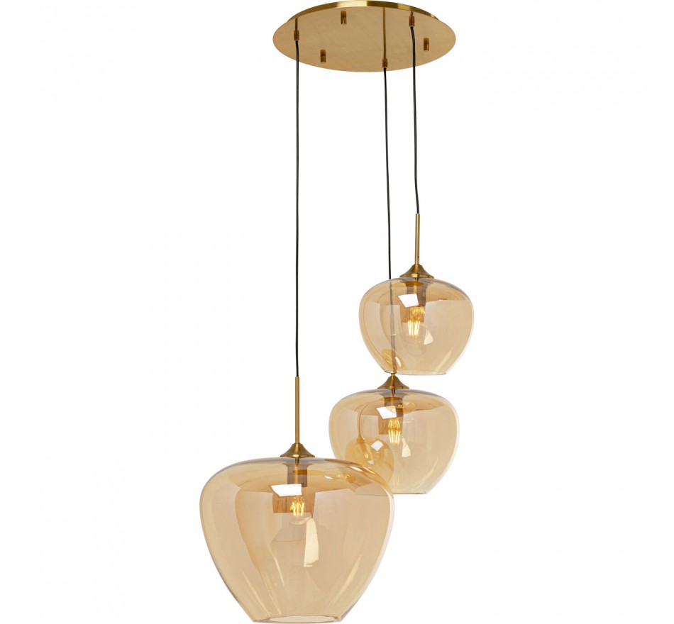 Suspension Sphere 45cm ambrée Kare Design Suspension Sphere 45cm ambrée Kare Design