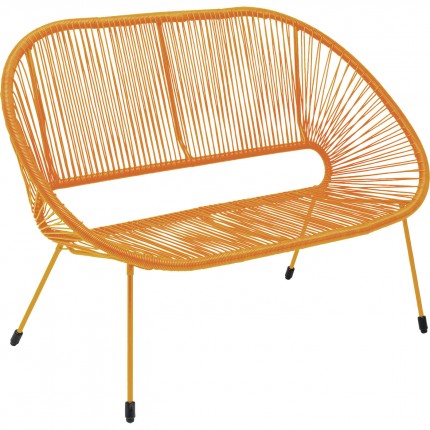 Outdoor Bench Acapulco Mono orange Kare Design