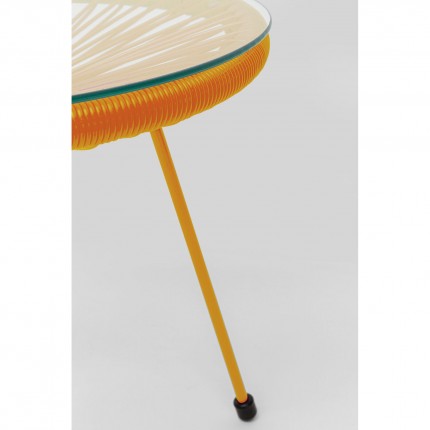 Table d'appoint Acapulco Mono orange Kare Design