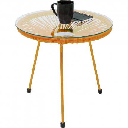Table d'appoint Acapulco Mono orange Kare Design