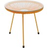 Outdoor Side Table Acapulco Mono orange Kare Design
