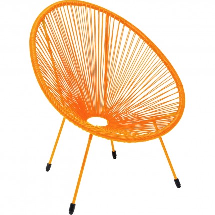 Fauteuil de jardin Acapulco Mono orange Kare Design