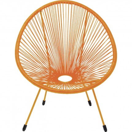 Fauteuil de jardin Acapulco Mono orange Kare Design